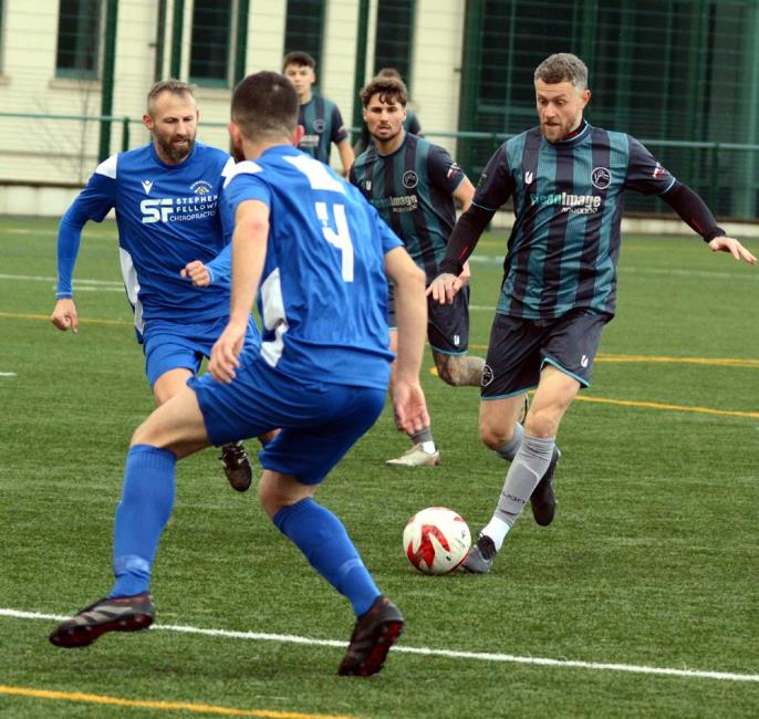 Adam Kingsbeer had a fine game for Tish as the midfielder was credited with two assists